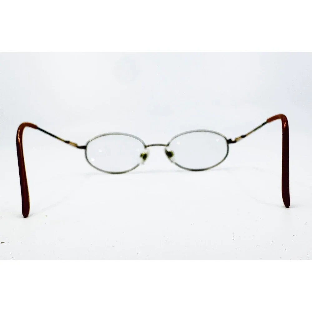 Unbranded Eyeglasses Frames Womens Gold Pink Frost OM 105 Oval 49-18-135
